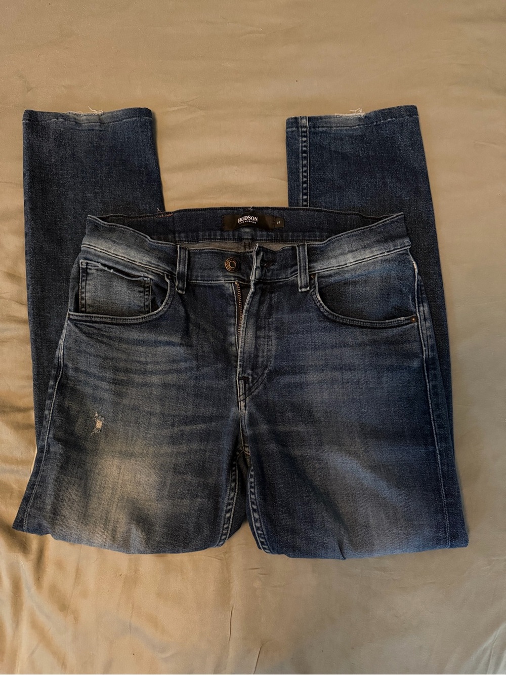 Hudson Jeans Men's Dark Wash Slim Straight Jeans
